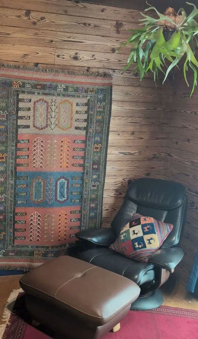 Karimoku　カリモク　ZTシリーズ　本革　オットマン　スツール