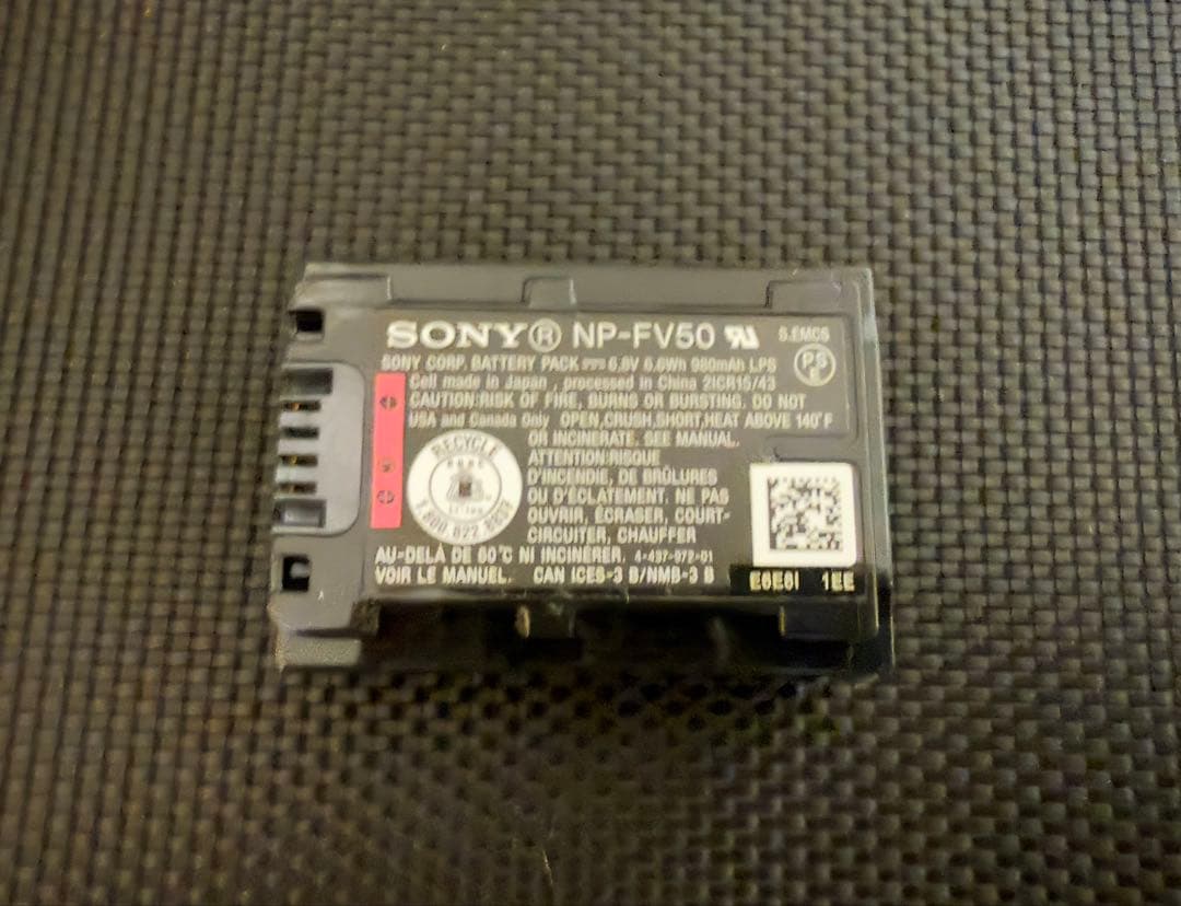 【マル】SONY HDR-CX485 動作確認済み　ビデオカメラ