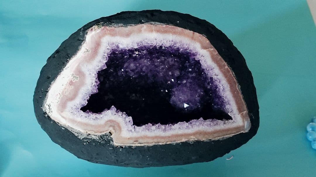 パワーストーン　天然石　アメジスト　ドーム　2.9kg　No.801