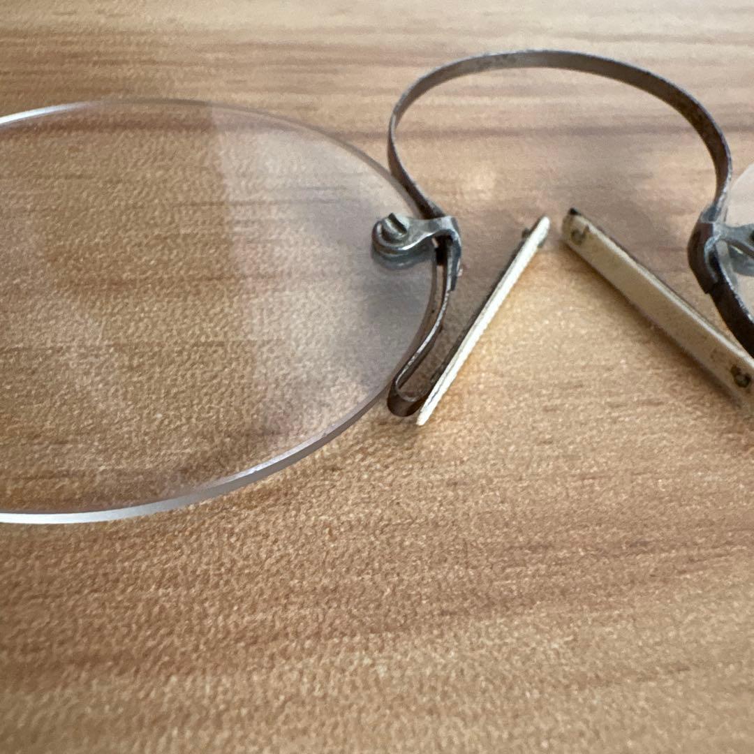 Cブリッジ型　古いフィンチ眼鏡