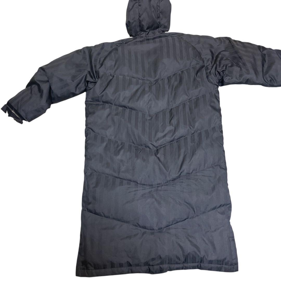 adidas アディダス M ロングダウンコート ベンチコート ブラック