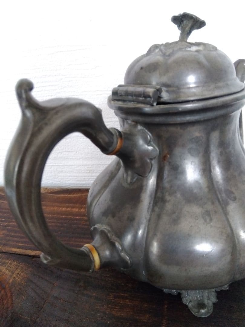 SHEFFIELD ティーポット　刻印付き イギリスアンティーク