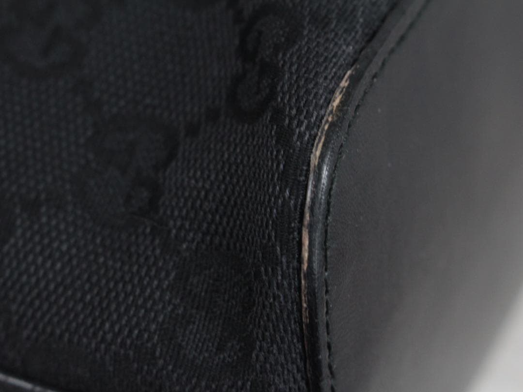 ▲GUCCI/グッチ ショルダーバッグ ワンショルダー GG柄 ブラック