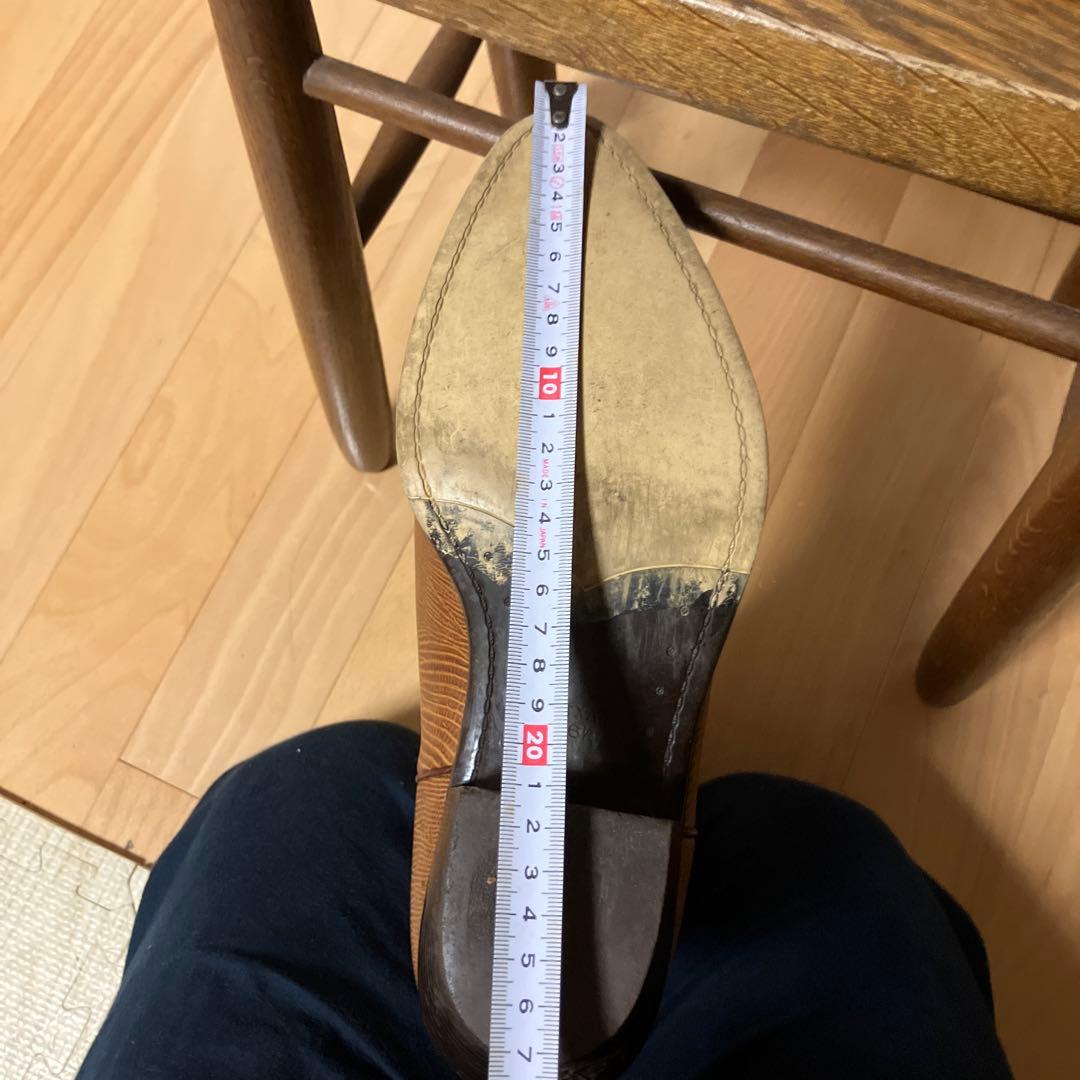 ブラウンレザーウエスタンブーツ