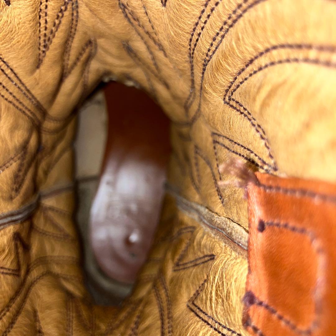 ブラウンレザーウエスタンブーツ