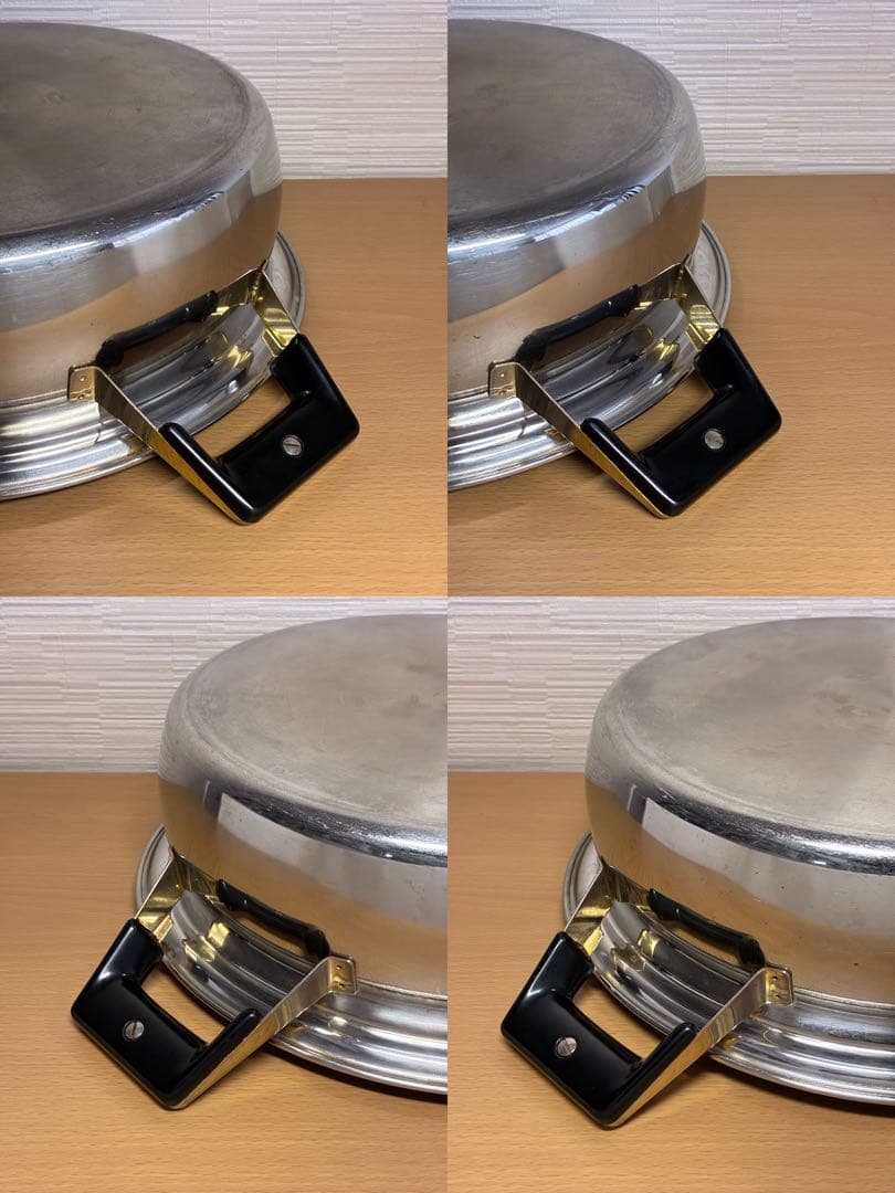 タッパーウェア Rainbow Cooker ステンレス製 中型両手鍋 26㎝