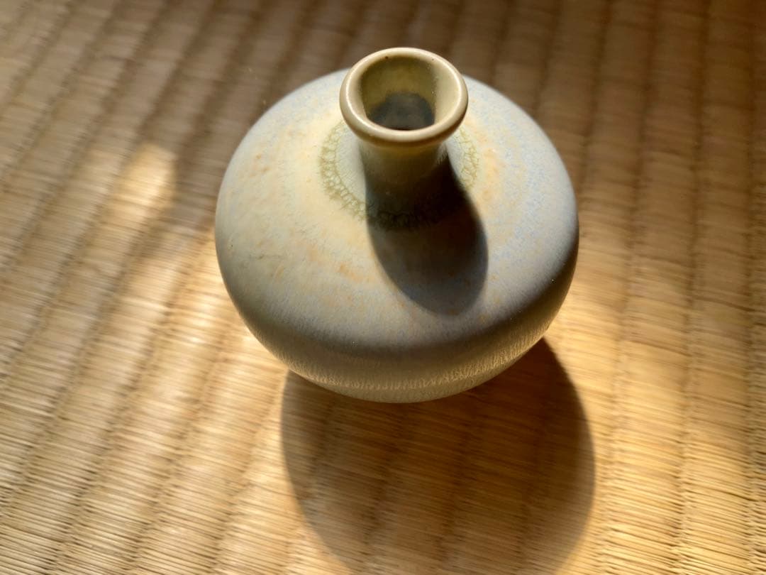 極上優美Berndt Friberg釉薬美し《一輪花挿》（検ベルントフリーベリ