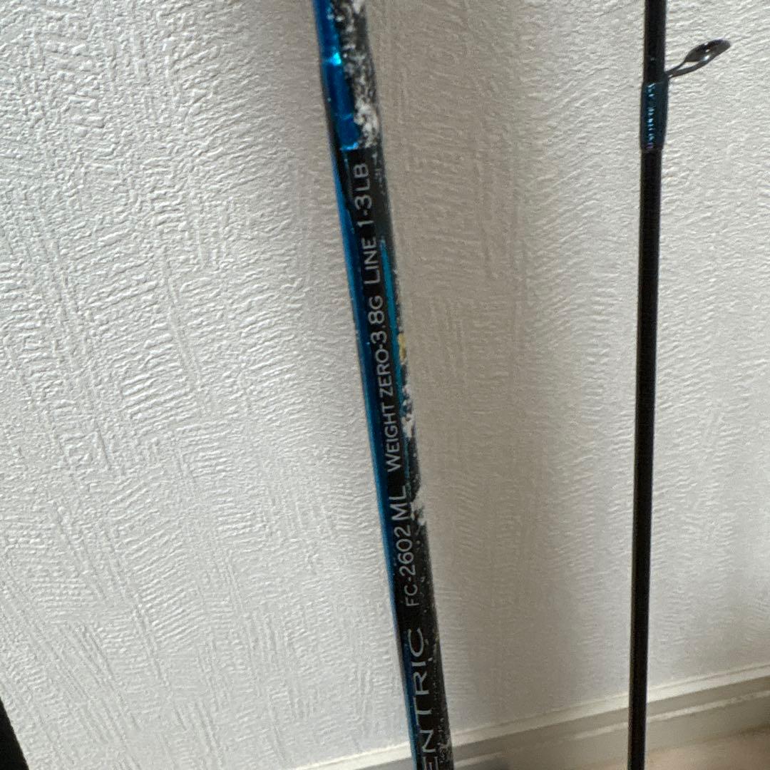 希少ROB LURE ロブルアーエキセントリック　武蔵屋謹製　箔押し加工ロッド