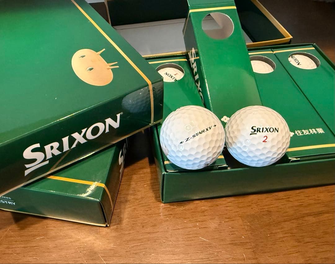 Srixon Z-STAR XV ゴルフボール5ダース 住友林業きこりん