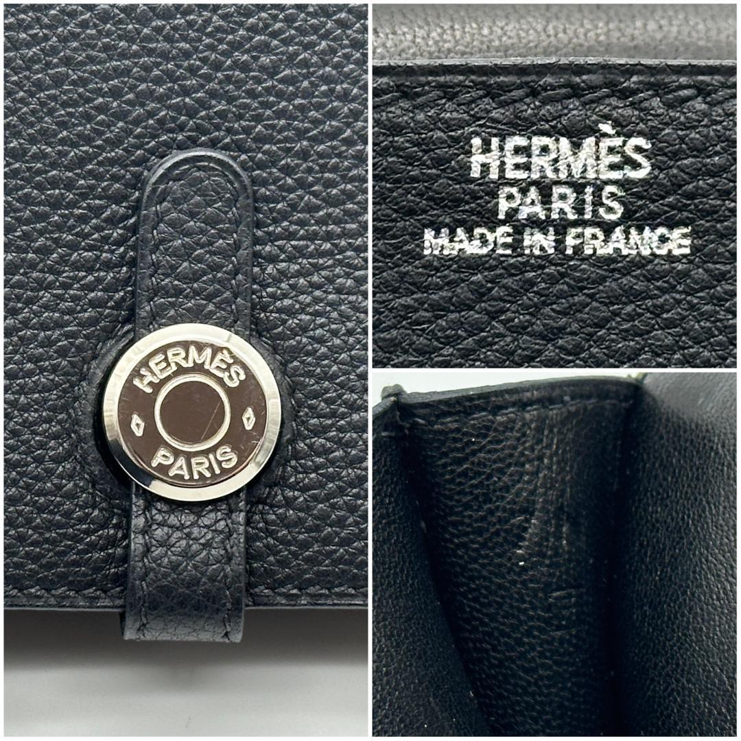 【超極美品】HERMES エルメス　ドゴン　ウェストポーチ　黒 財布