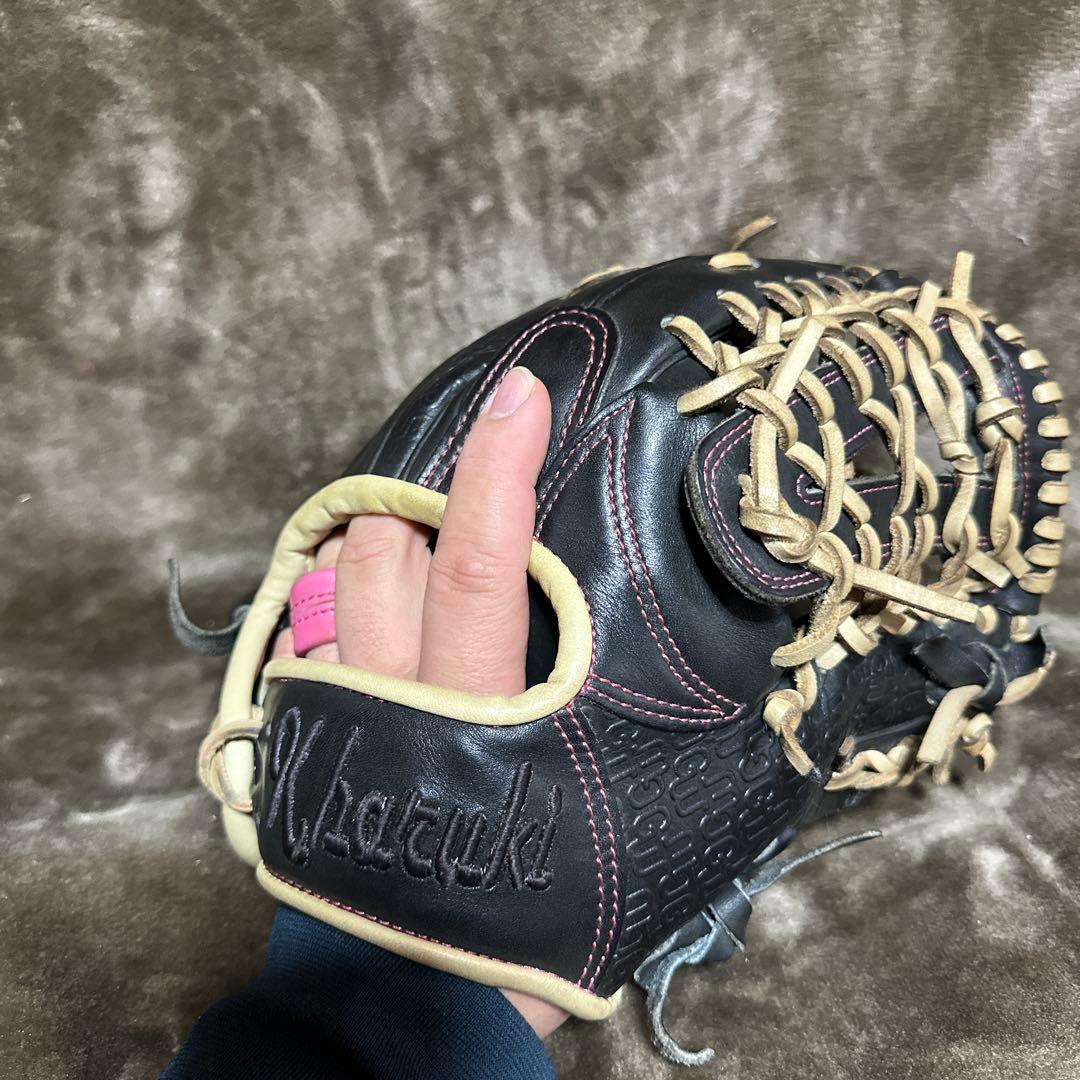 【中古】グラブワークス　オーダー一般硬式内野用グローブ 　薬指リング