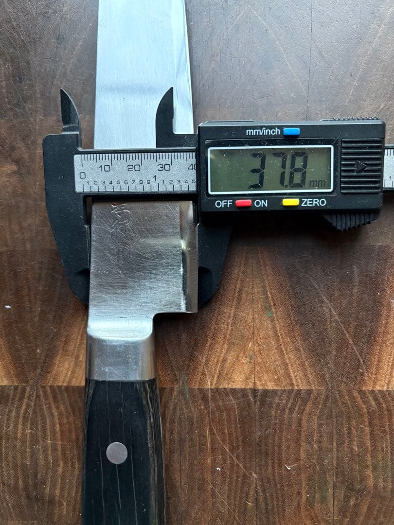 堺孝行　切付　牛刀　240mm 8寸　包丁　洋包丁　炭素鋼　研ぎ済み