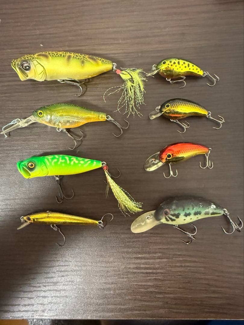 ブラックバスルアーまとめ売り引退品