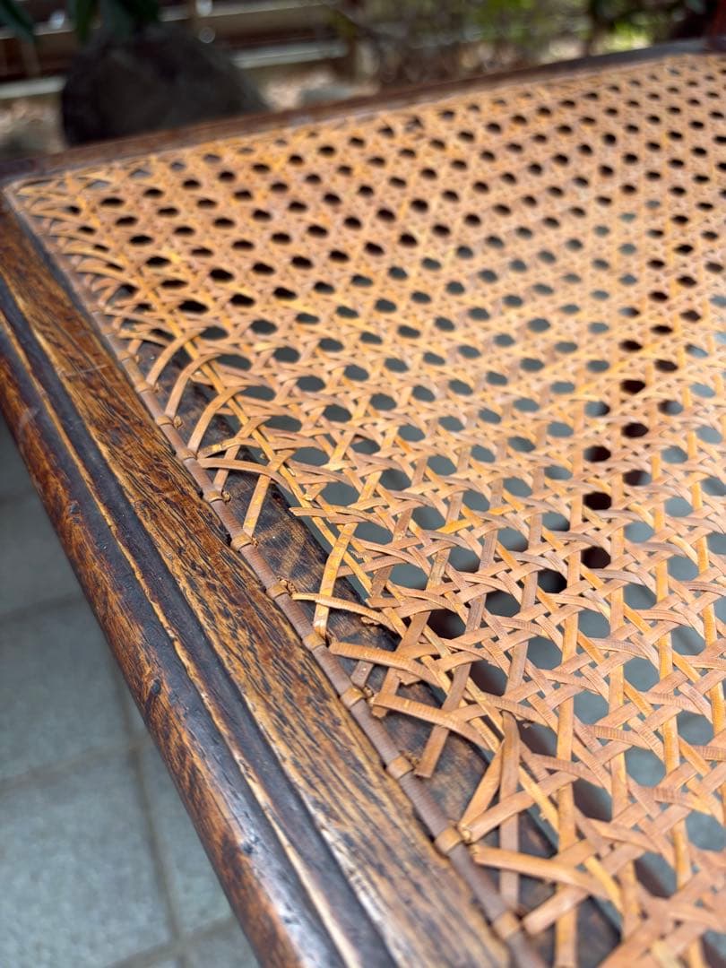 フランスアンティークチェア インテリア 木製椅子 ランタン編み 店舗什器 アンリ