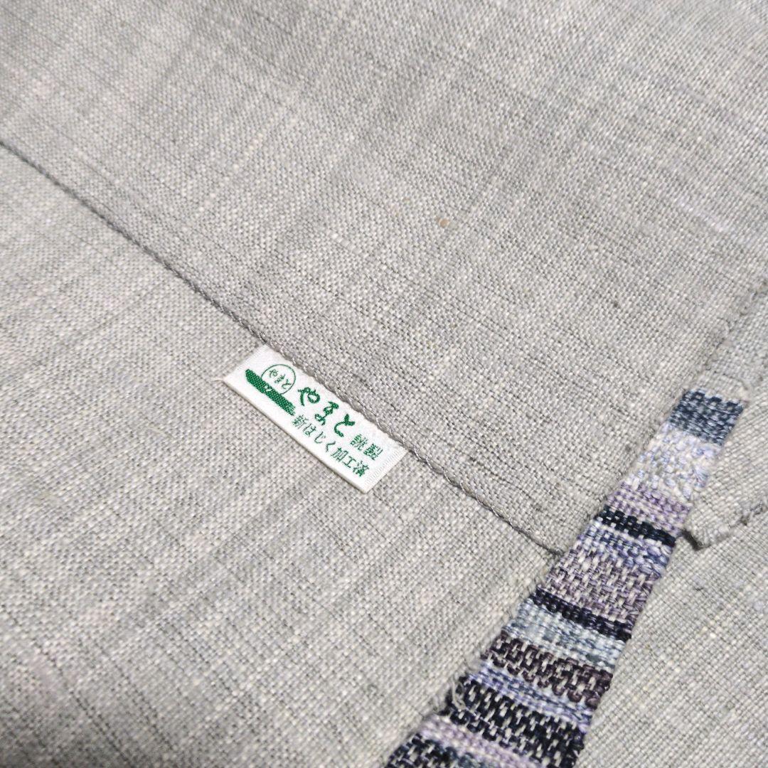 美品 紬 八寸名古屋帯 長尺 387 やまとガード加工