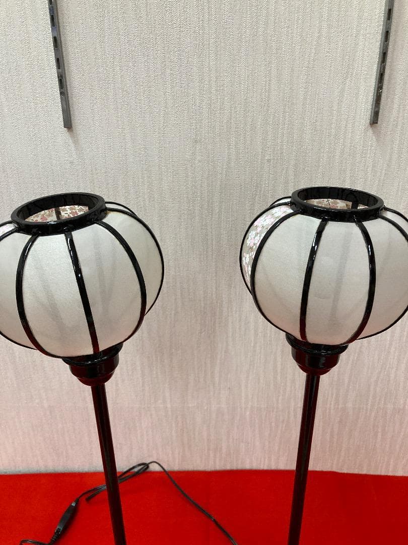 BO9 木製　高級雪洞　高さ66㎝位　雛道具　雪洞　親王飾り　雛灯り