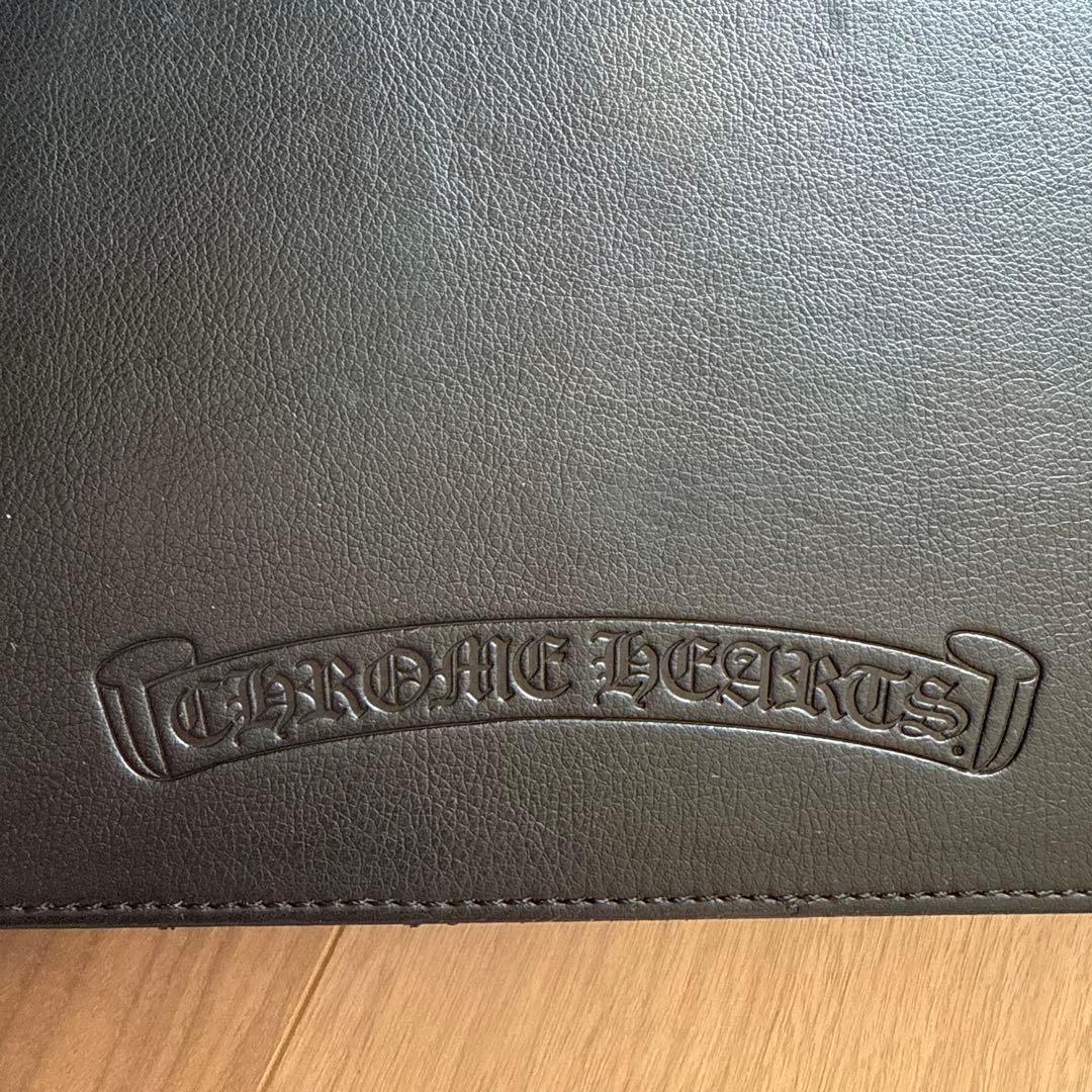 【再値下げ】稀少Chrome Hearts エンボスバインダー ブラック