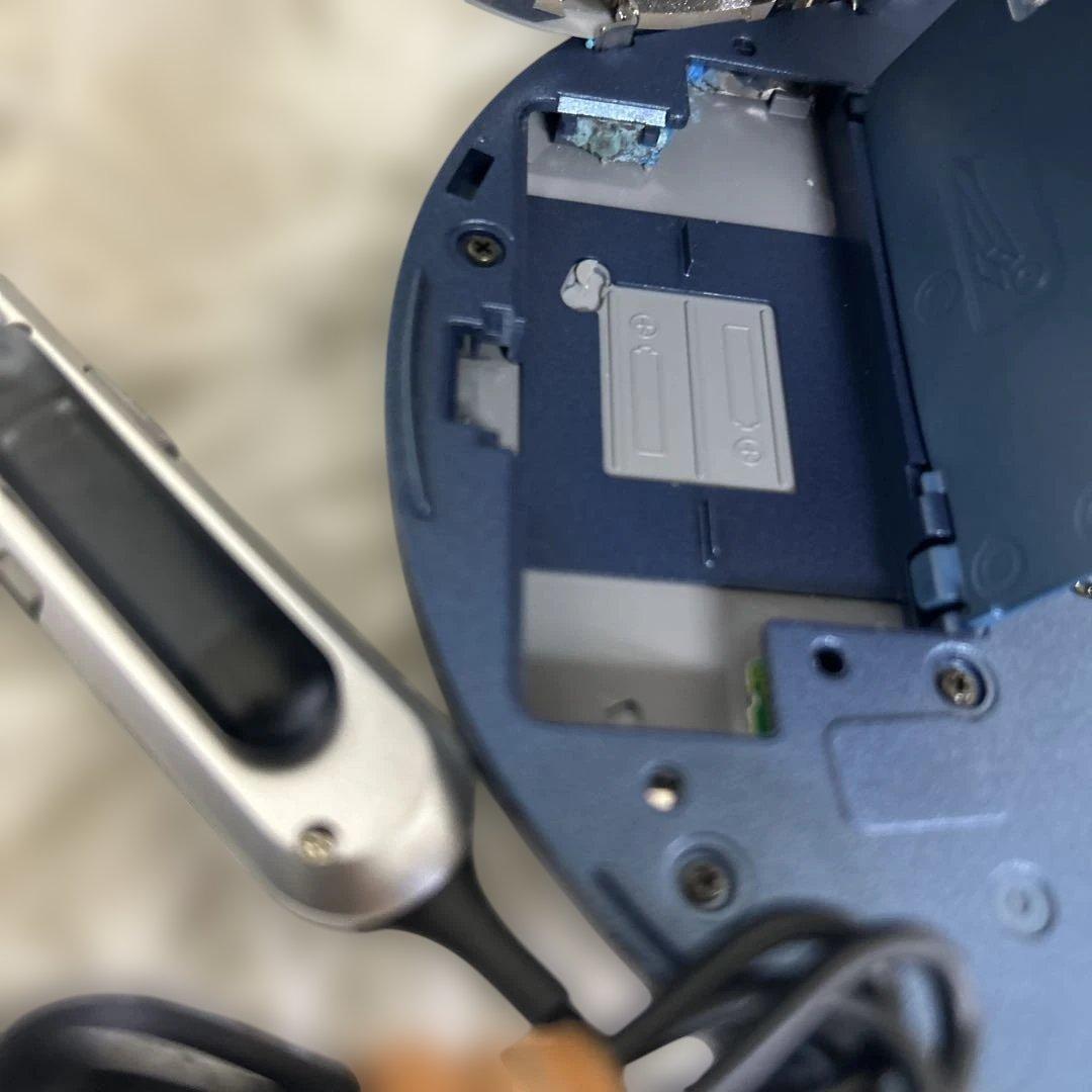 【美品】パナソニック ポータブルCDプレーヤー SL-CT710-A ブルー