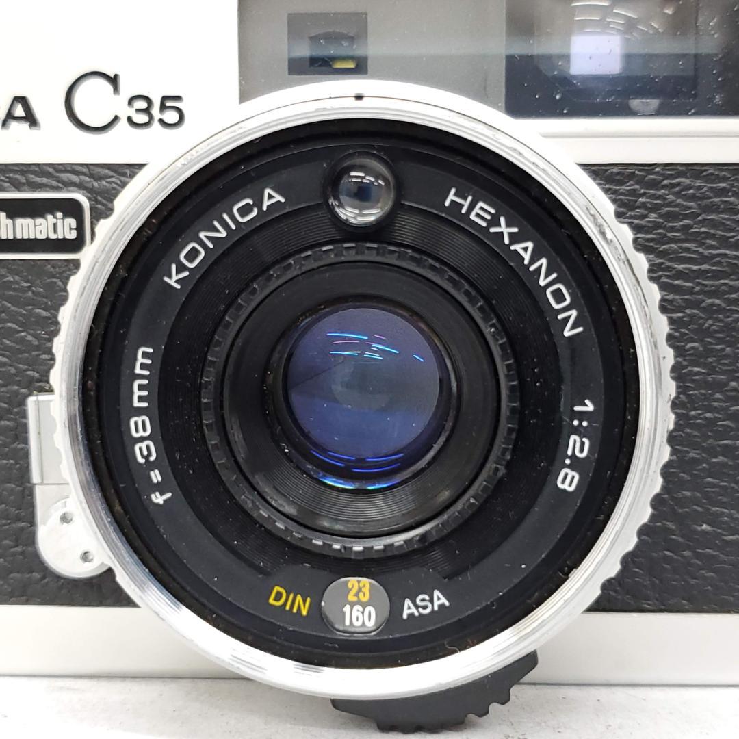 フィルムカメラ KONICA C35 Flashmatic G0129-212-3v p