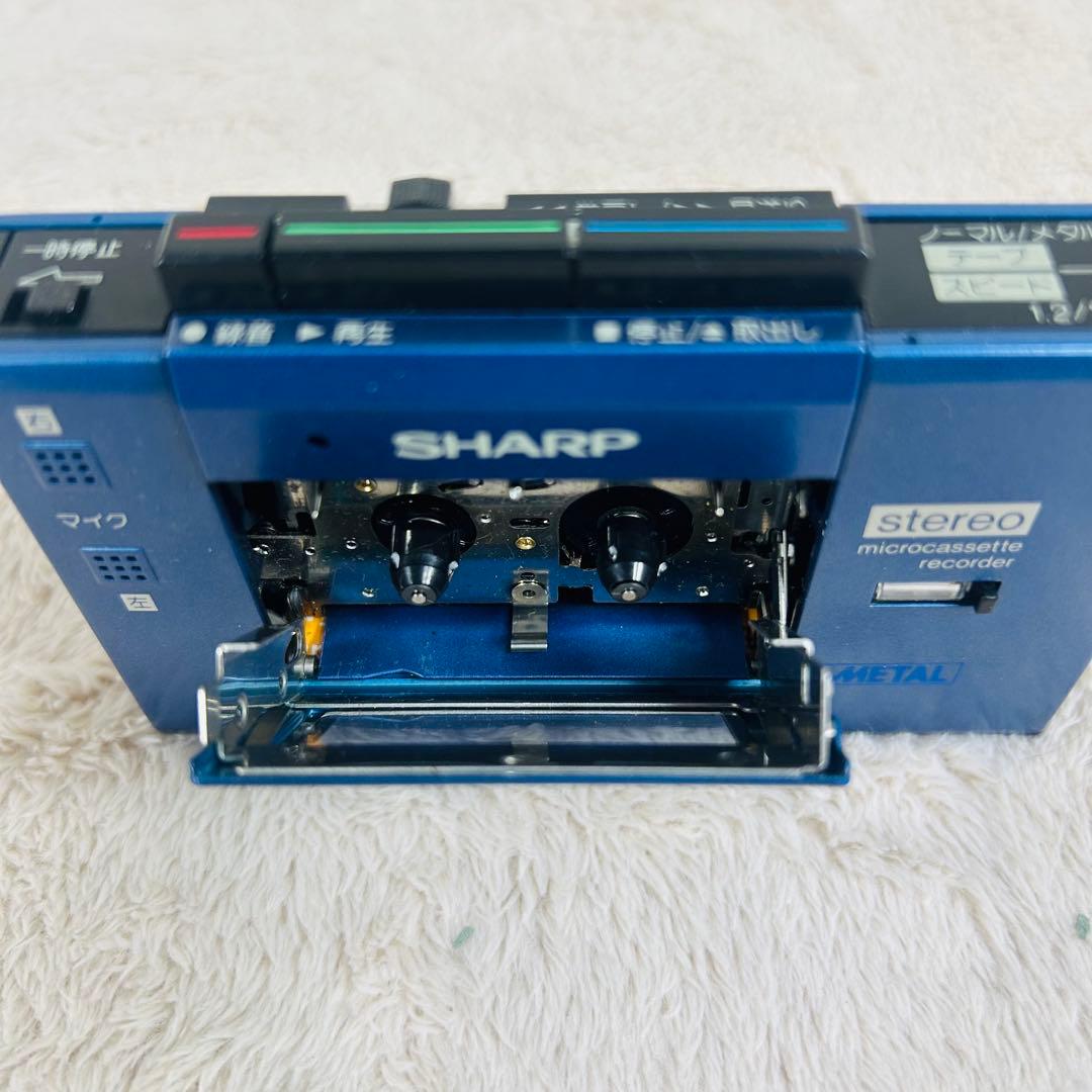【希少】SHARP AN-103MC マイクロカセットプレーヤー 再生OK