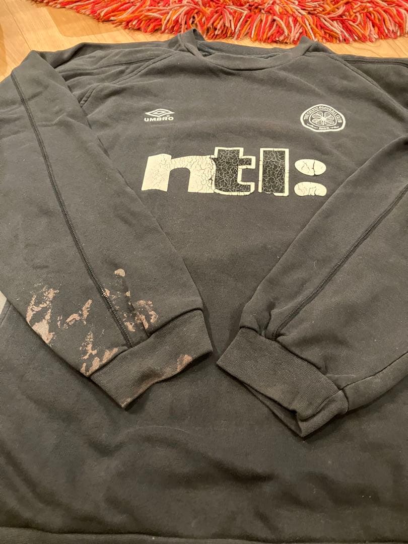 【希少！！】アンブロxセルティックFCスウェットシャツプルオーバー Lビンテージ