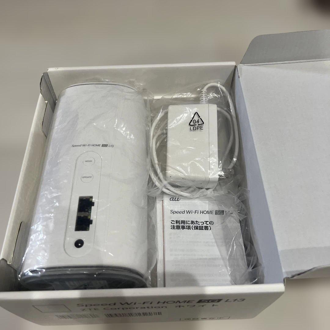 ZTE 5G L13 無線LANルーター ホワイト