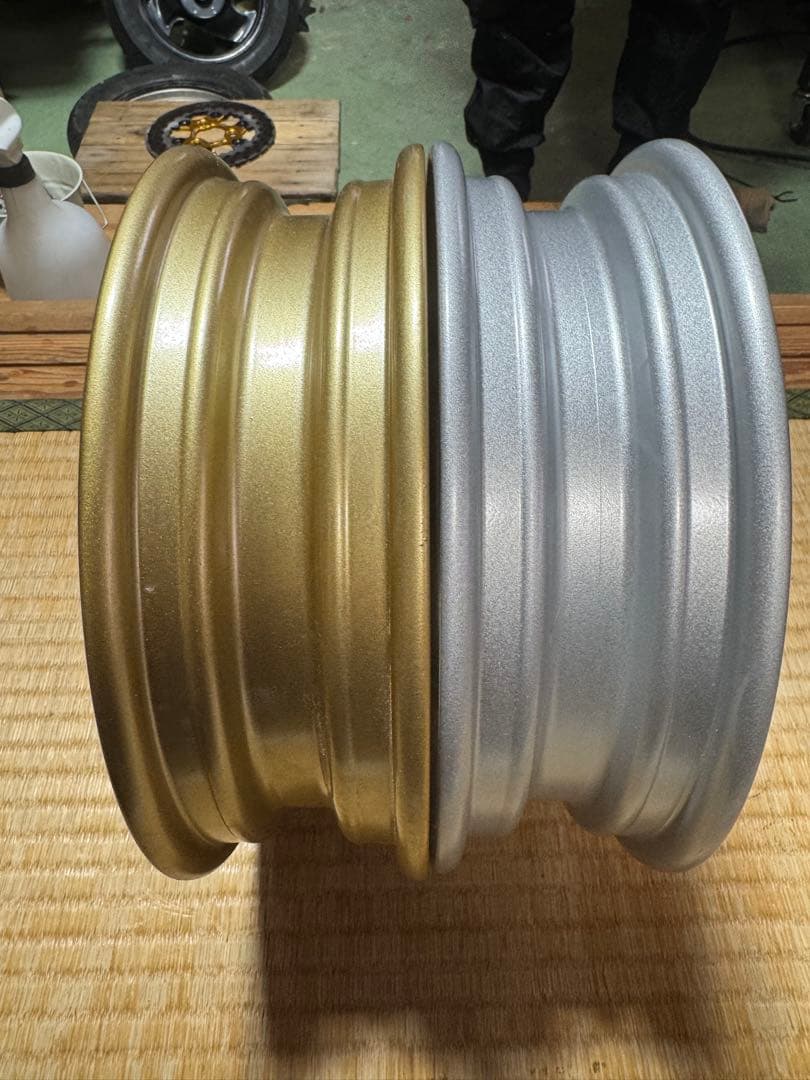 ヤマハ JOG90 3WF アルミホイール前後セット