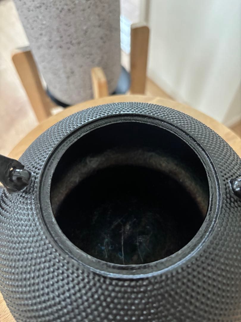 南部鉄器 鉄瓶 アラレ 1.2L
