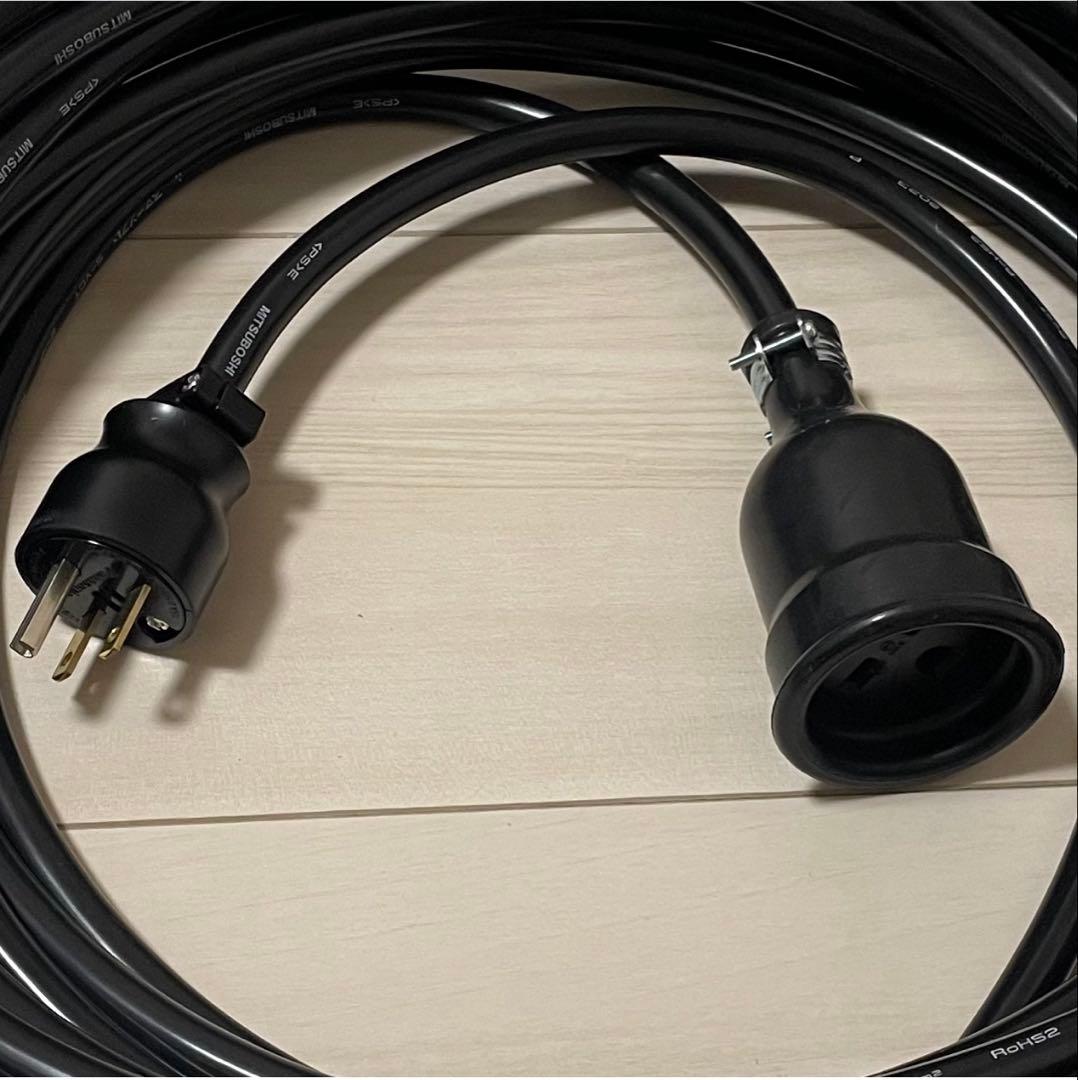 ★防水★電気自動車EV PHV PHEV200V充電延長ケーブル　30メートル