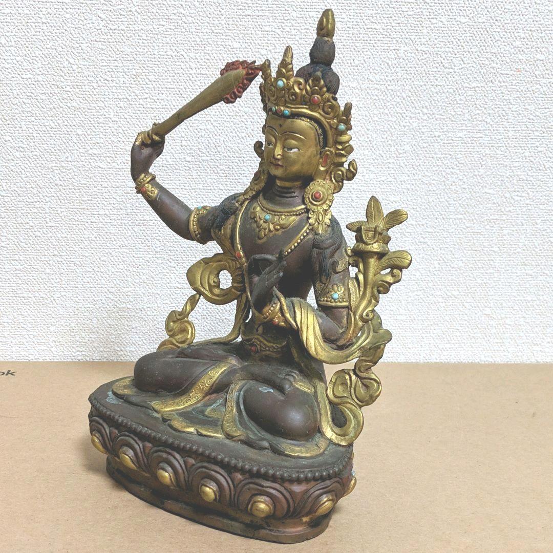 文殊菩薩像 ネパール製　マンジュシュリー