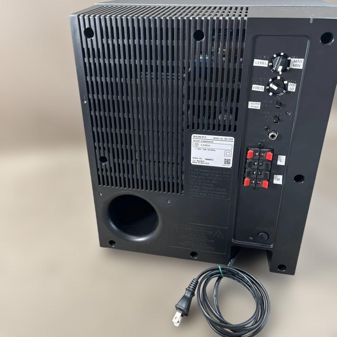 SONY SA-CS9 サブウーファー高音質重低音 10インチ