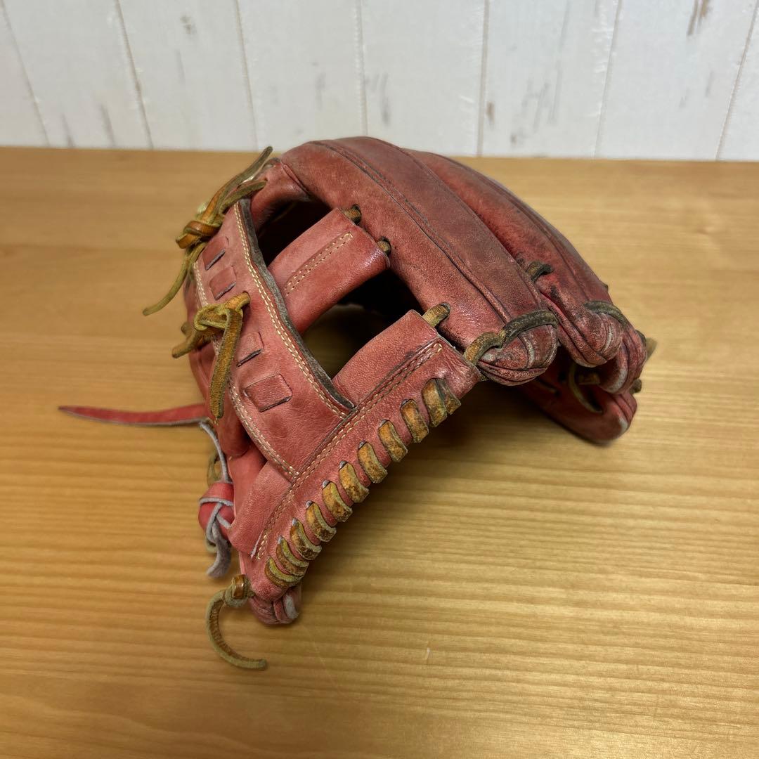 Wilson 赤 硬式グローブ 右投げ用