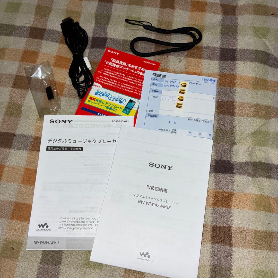 【美品】SONY NW-WM1A 美品！　動作ok