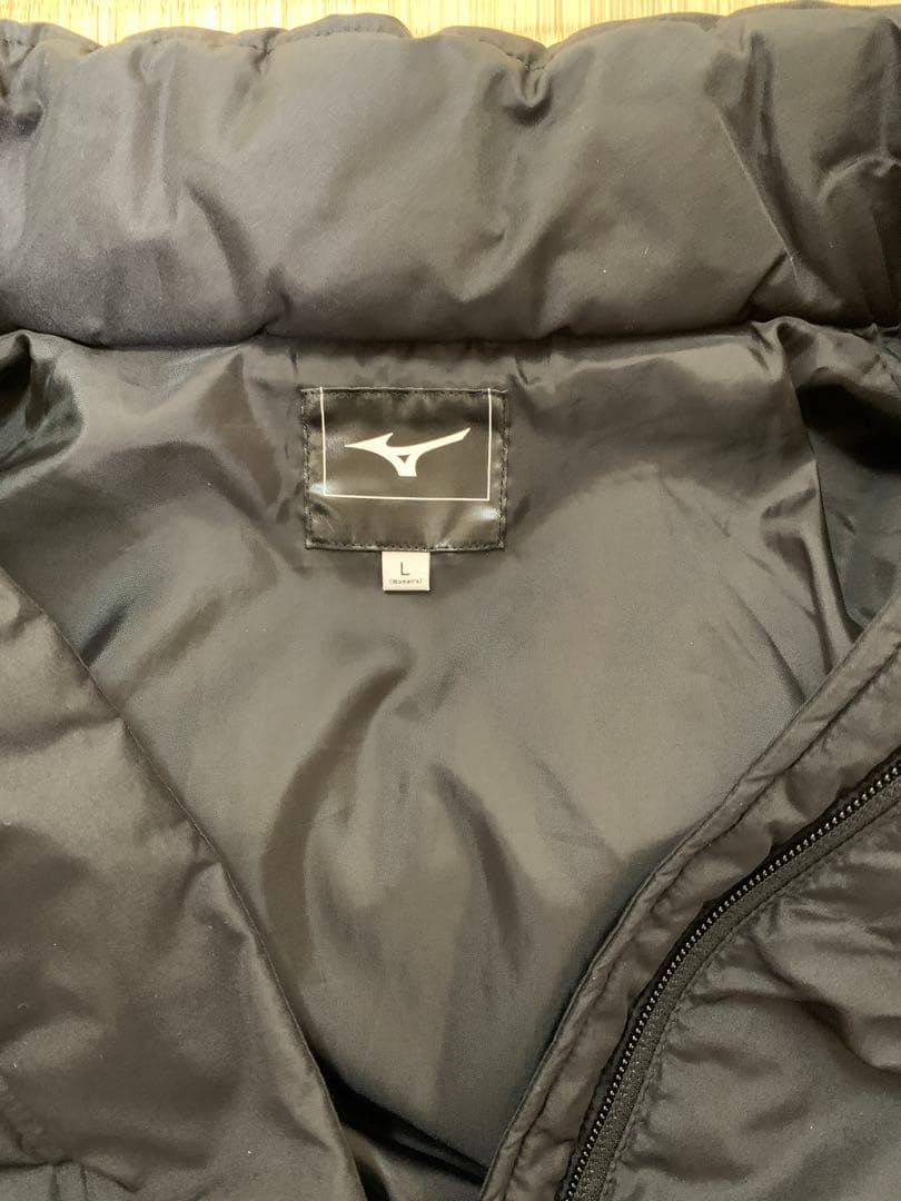 Mizuno フード付きダウンベンチコート（レディースL）