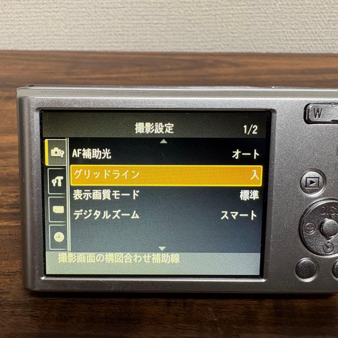 【作例有】SONY Cyber-shot DSC-W830 コンデジ 動作品