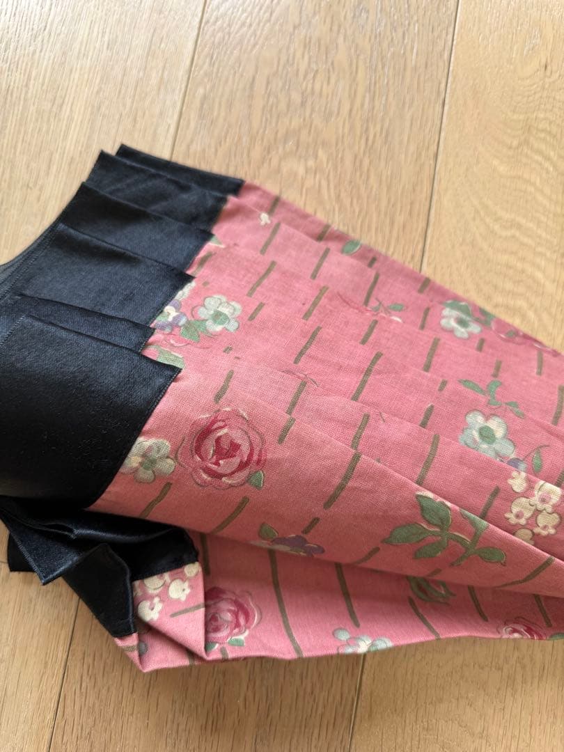 フランスアンティークヴィンテージ花プリントの日傘