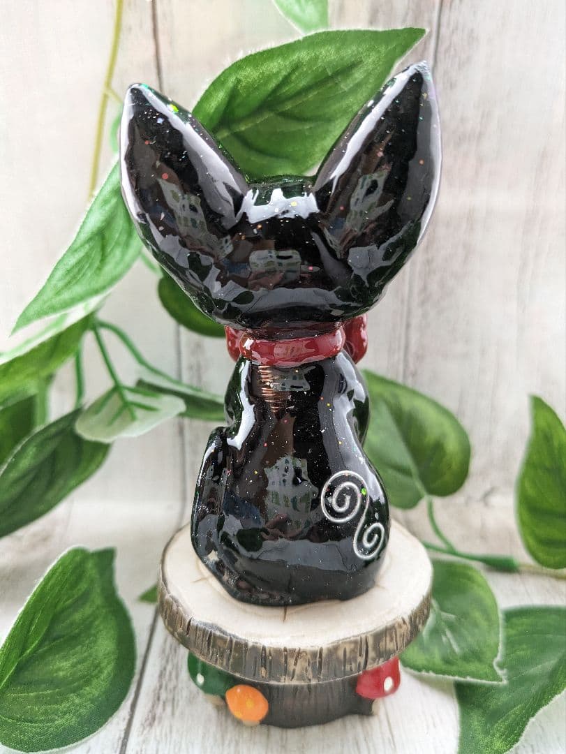 【Lemon☆】➀まっくろくろの蝶ネクタイねこちゃん形オルゴナイト☆他２点