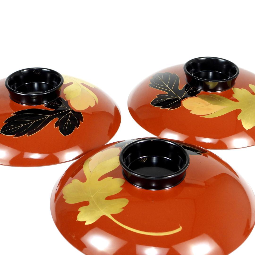 漆器　輪島塗　木製　蒔絵　吸物椀　蓋付椀　汁椀　10客