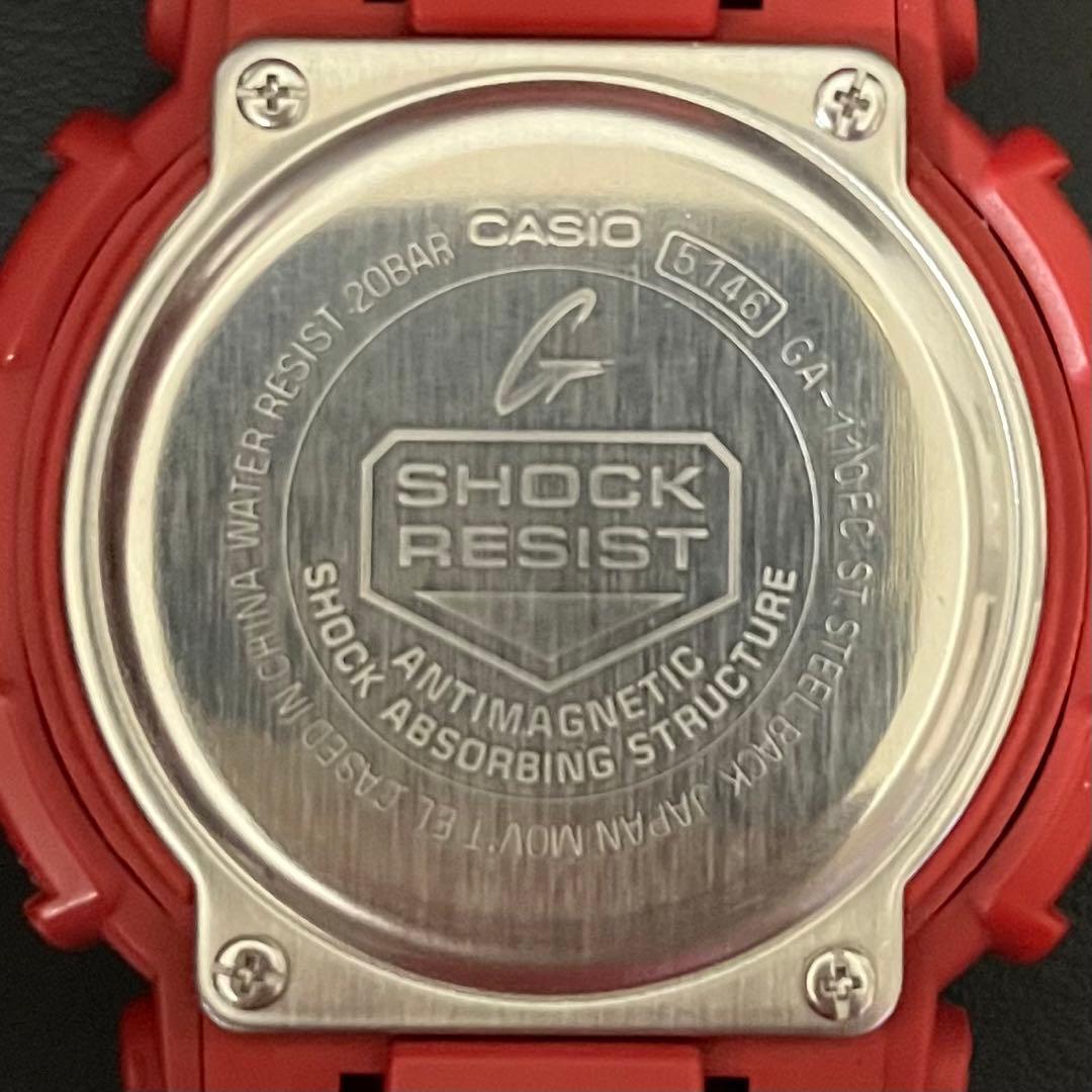 【美品/激レア】CASIO G-SHOCK GA-110FC-1AJF レッド