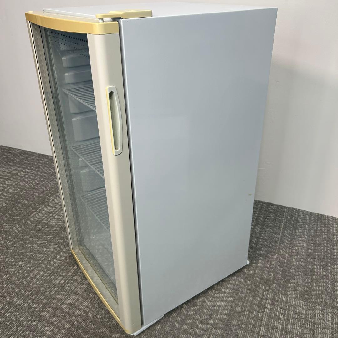 104業務用 冷蔵ショーケース オフィスコンビニ XW-105 左右開き 小型