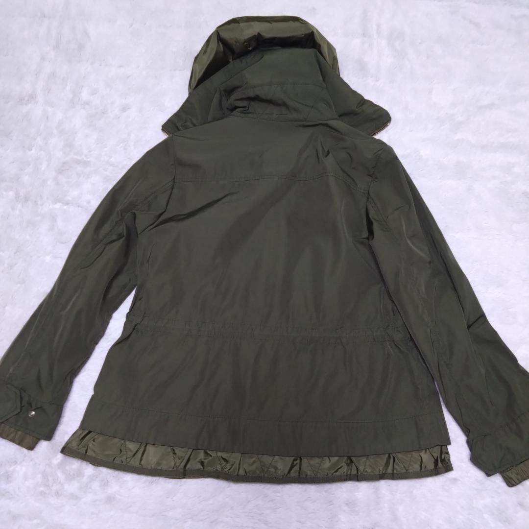 美品モンクレール、モッズコートジャケット、ダブルジップ、ルーマニア、QRコード