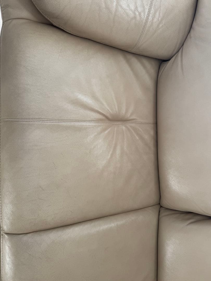 【送料込み】カリモク ZT8312レザー 2人掛けソファ（使用に問題なし）