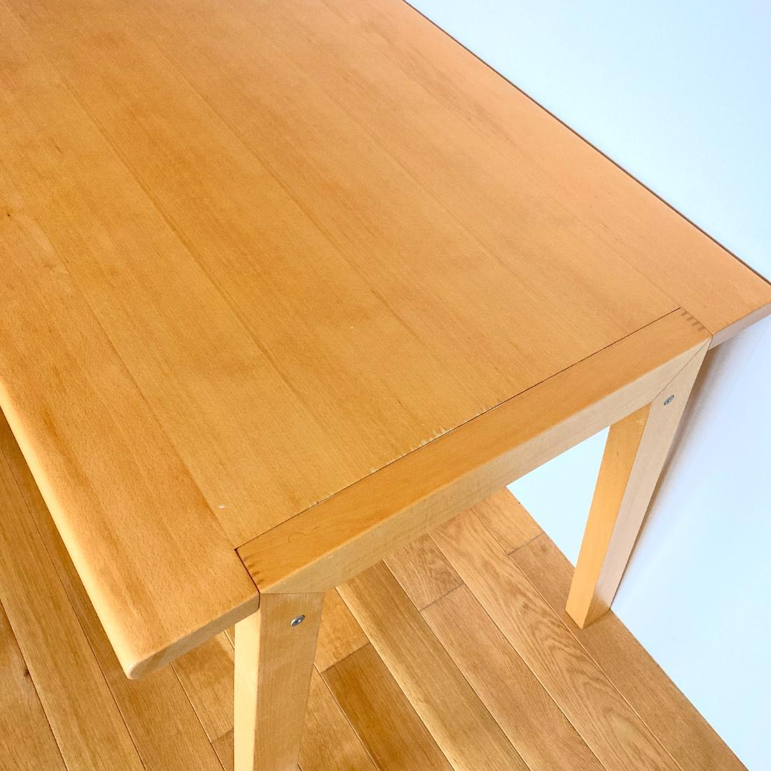 廃盤品　無印良品　ブナ材　デスク　学習机　2010年製　幅100x奥行き65cm