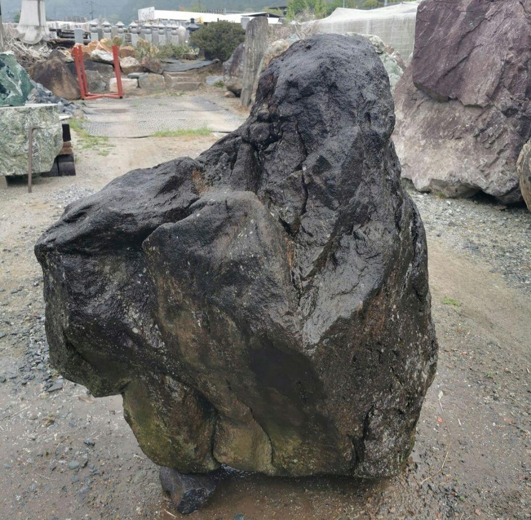 鳥海石　604キロ　庭石　石　石材 庭　坪庭　ガーデニング
