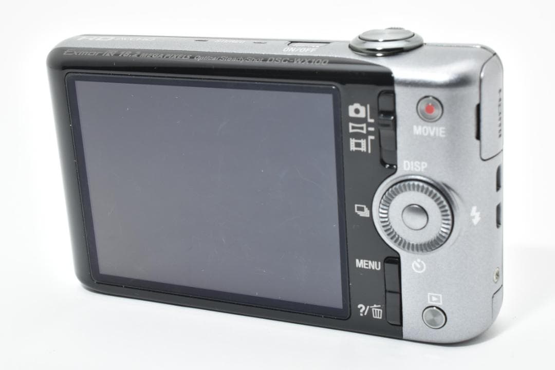 【美品】SONY Cyber-shot DSC-WX100 シルバー　動作確認済