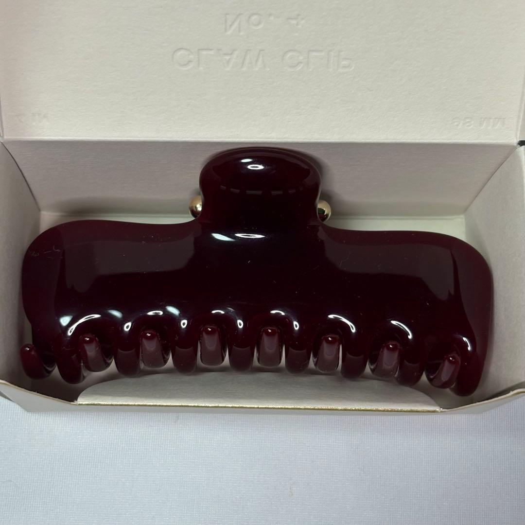 【Undo Hairware】No. 4 Claw クリップ　イタリア製ボルドー