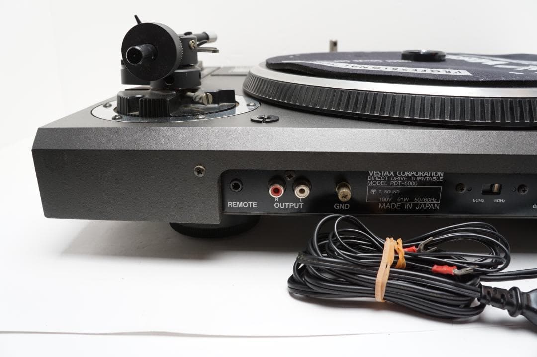 ＜動作美品＞Vestax PDT-5000 ターンテーブル　1