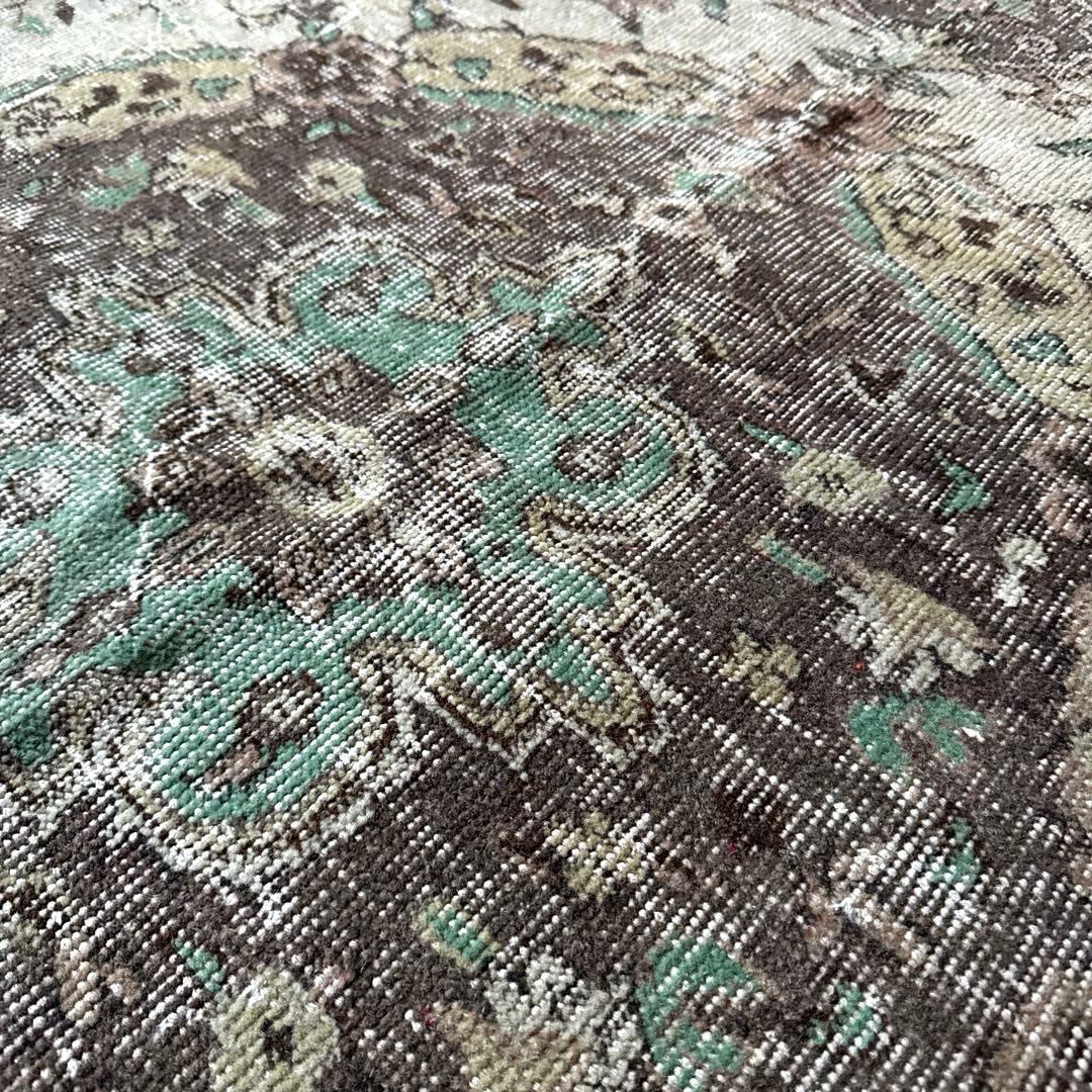 超大判163×263メダリオン　王道ボタニカル　トルコヴィンテージラグ