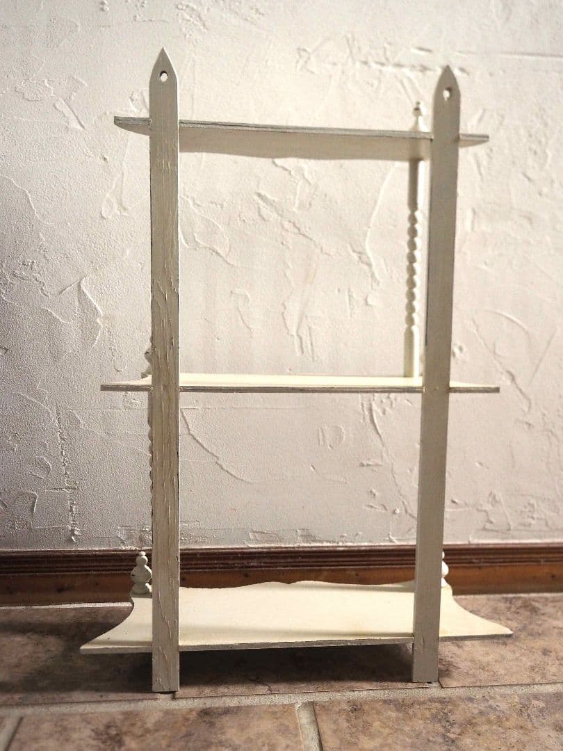 フランス　アンティーク　ウォールシェルフ　棚　ブロカント　シャビー