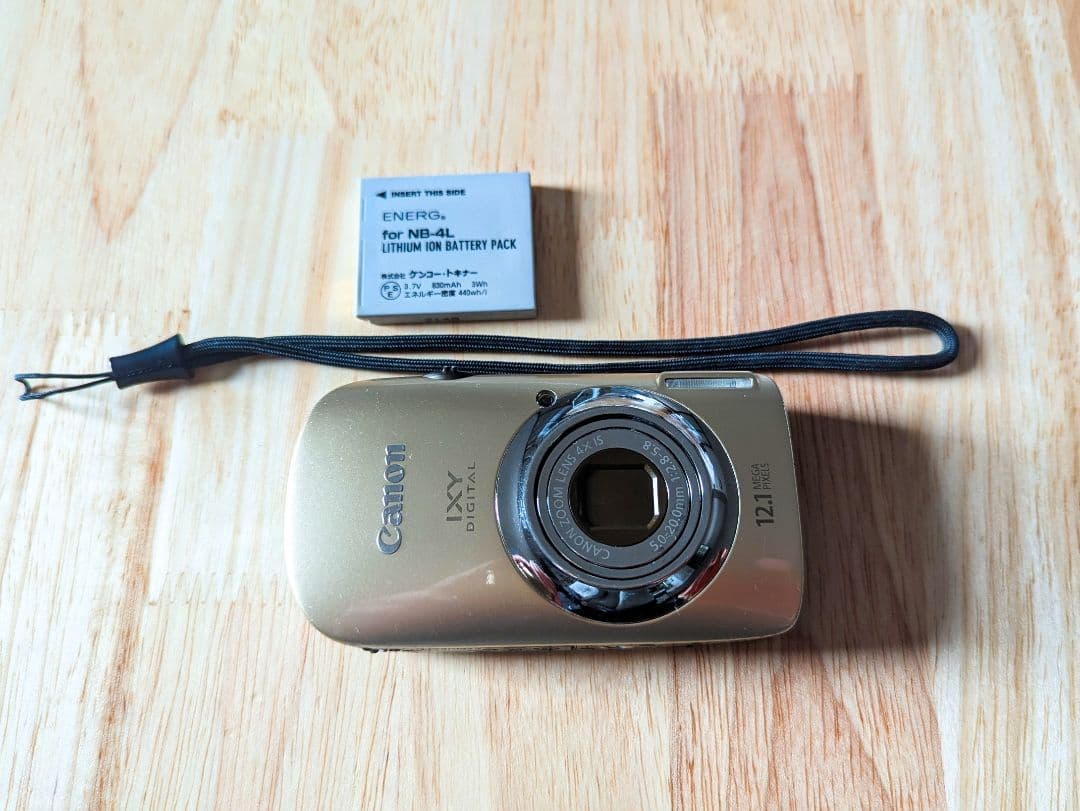 【動作未確認】Canon IXY 510 デジタルカメラ 希少ゴールド